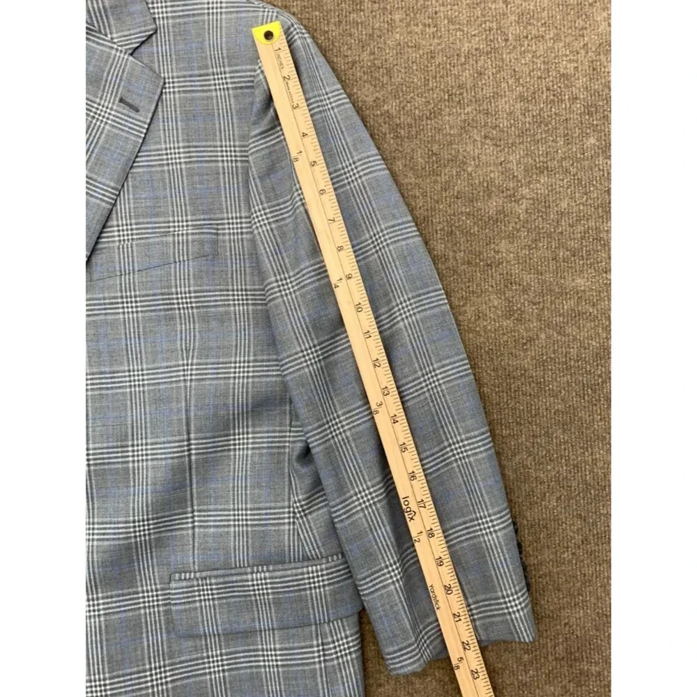 Brooks Brothers Blazer Mens 40S Fitzgerald Wool Plaid Check Jacket Sportcoat